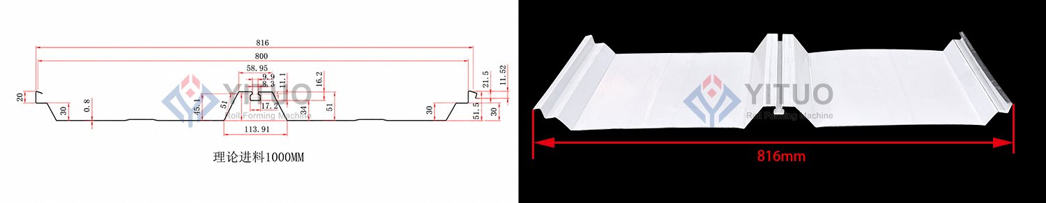 Clip Lock Roof Roll Forming Machine Project Case