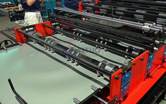 Three Layer Roll Forming Machine Working Process (4)