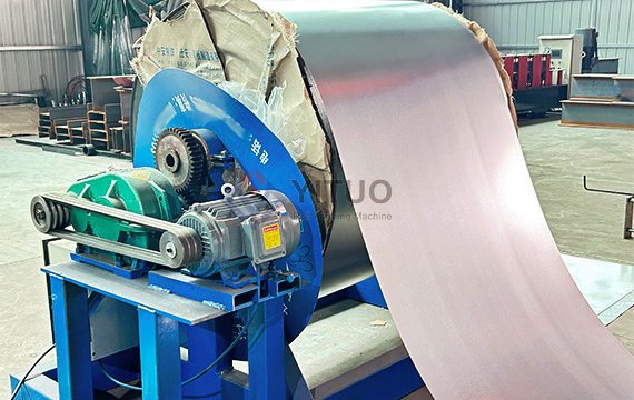 Three Layer Roll Forming Machine Working Process (6)