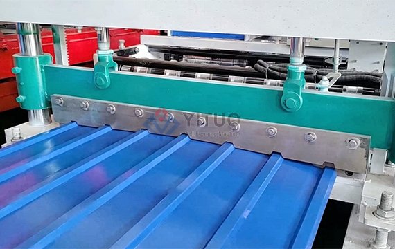 Trapezoidal Wall Panel Roll Forming MachineWorking Process (2)