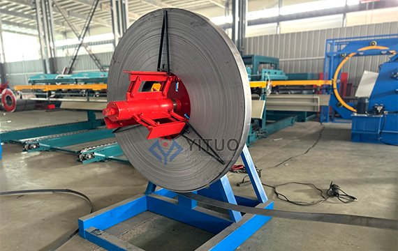 U Channel Cold Roll Forming Machine Working Process (2)